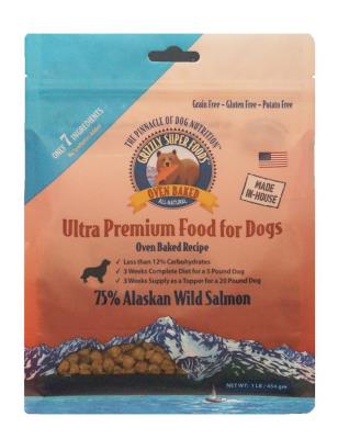 Grizzly Super Food Ultra Premium Oven Baked Recipe Food for Dogs, 1-lb