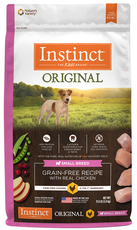 Instinct Original Dry Dog Food, Small Breed, Chicken, 11-lb