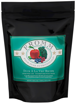 Fromm Four-Star Dry Cat Food, Duck La Veg, 2.5-lb