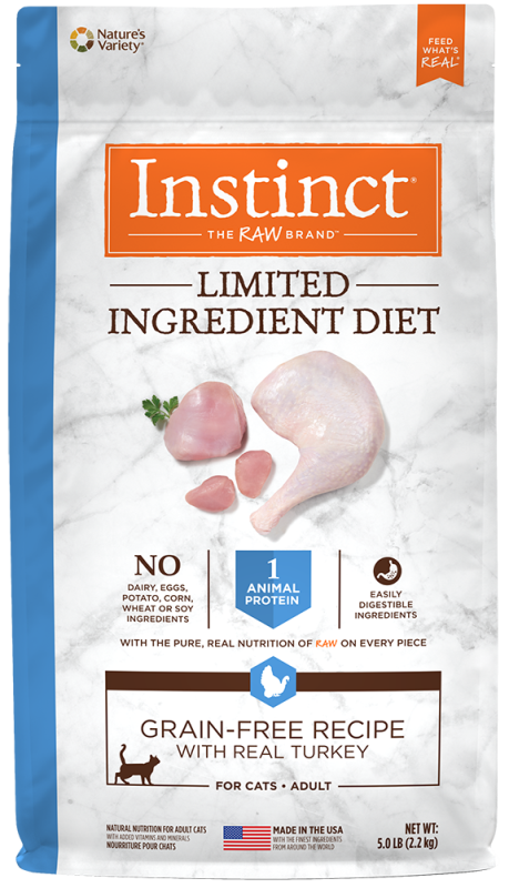 Instinct Limited Ingredient Diet Dry Cat Food, Turkey, 5-lb