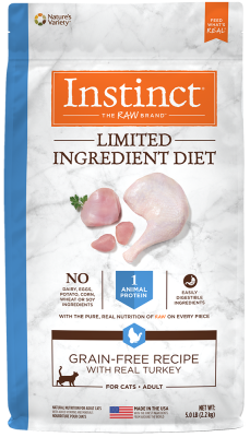 Instinct Limited Ingredient Diet Dry Cat Food, Turkey, 5-lb
