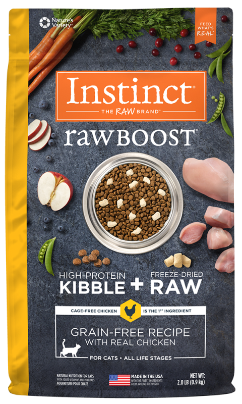 Instinct Raw Boost Dry Cat Food, Chicken, 2-lb