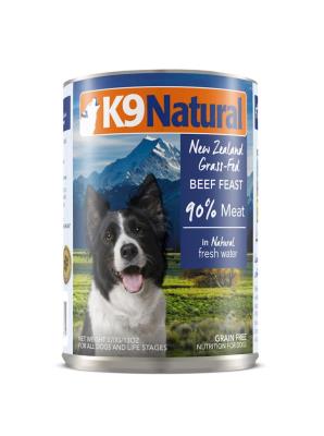 K9 Natural Beef Feast Canned Dog Food, 13-oz