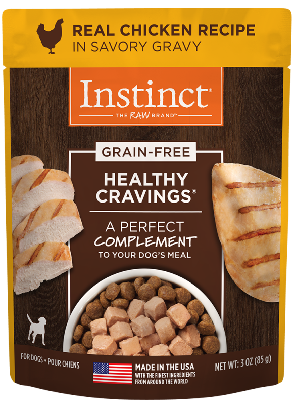 Instinct Healthy Cravings Wet Dog Food Topper, Chicken, 3-oz
