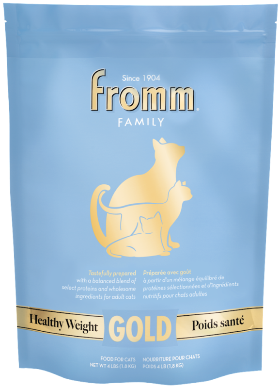 Fromm Gold Dry Cat Food, Healthy Weight, 4-lb