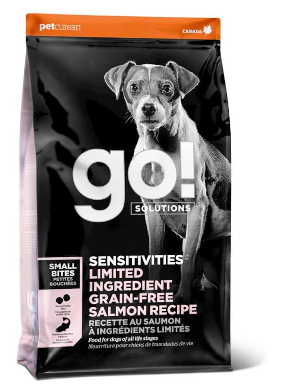 Go! Solutions Sensitivities Limited Ingredient Dry Dog Food, Small Bites, Salmon, 3.5-lb