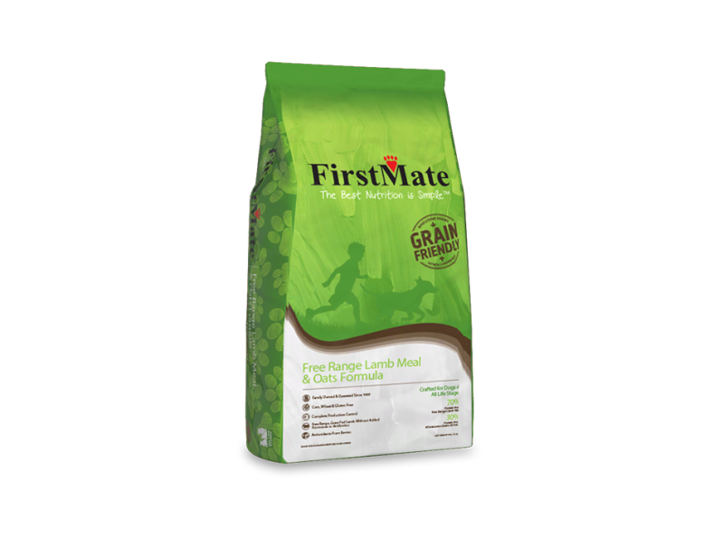 FirstMate Grain Friendly Dry Dog Food, Lamb & Oats, 5-lb