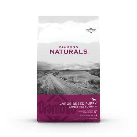 Diamond Naturals Dry Dog Food, Large Breed Puppy, Lamb & Rice, 6-lb