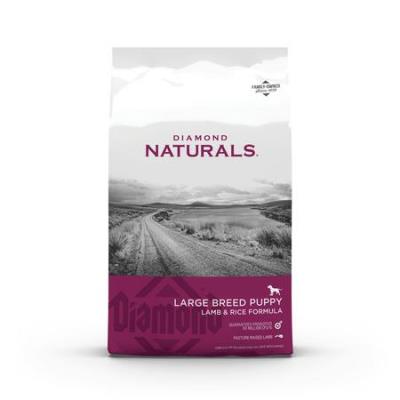 Diamond Naturals Dry Dog Food, Large Breed Puppy, Lamb & Rice, 6-lb