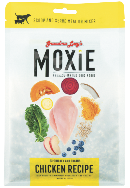 Grandma Lucy's Moxie Chicken Freeze-Dried Dog Food, 8-oz