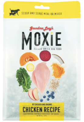 Grandma Lucy's Moxie Chicken Freeze-Dried Dog Food, 8-oz
