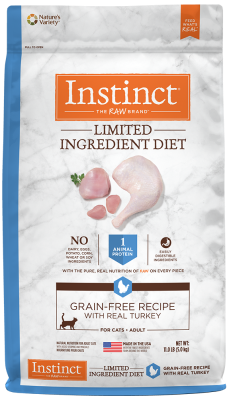 Instinct Limited Ingredient Diet Dry Cat Food, Turkey, 11-lb