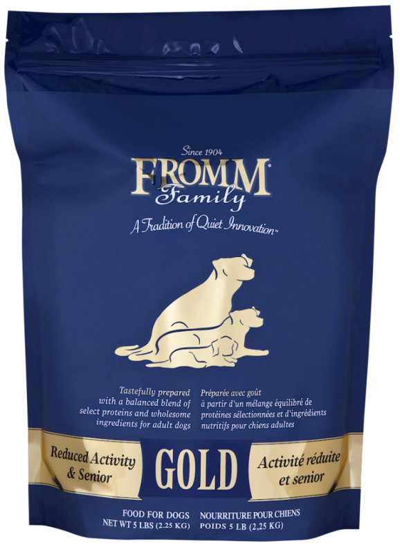 Fromm Gold Dry Dog Food, Reduced Activity & Senior, 5-lb