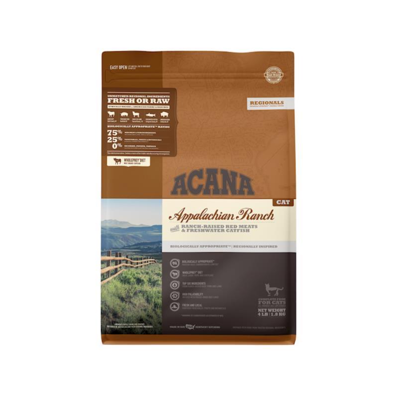 Acana Grain-Free Dry Cat Food, Appalachian Ranch, 4-lb