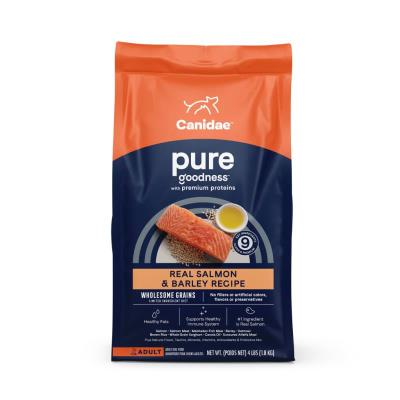 Canidae Pure Wholesome Grains Dry Dog Food, Salmon & Barley, 4-lb