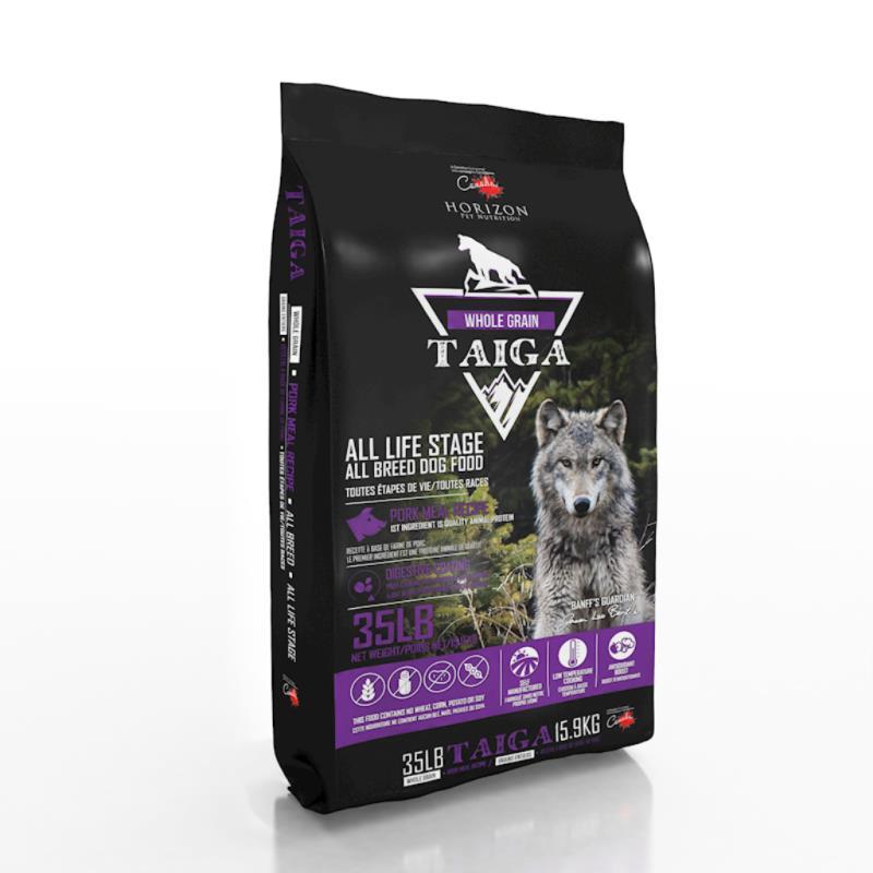 Horizon Taiga Whole Grain Pork Dry Dog Food, 35-lb