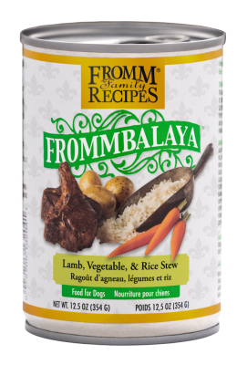 Fromm Frommbalaya Canned Dog Food, Lamb, Vegetable, & Rice Stew, 12.5-oz