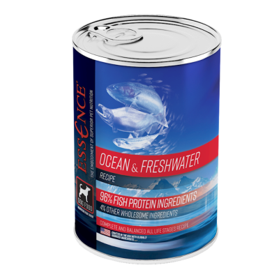 Essence Original Canned Dog Food, Ocean & Freshwater, 13-oz