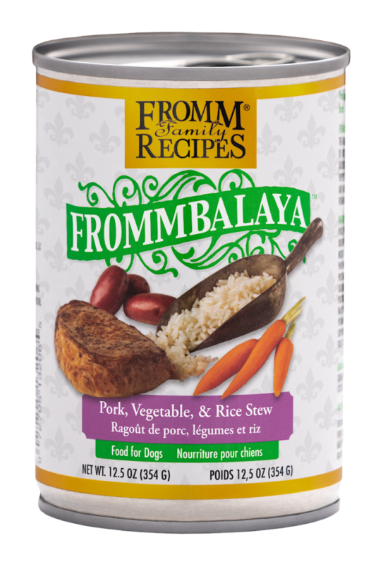 Fromm Frommbalaya Canned Dog Food, Pork, Vegetable, & Rice Stew, 12.5-oz