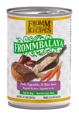 Fromm Frommbalaya Canned Dog Food, Pork, Vegetable, & Rice Stew, 12.5-oz