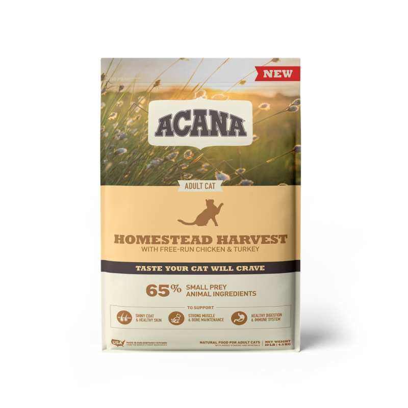 Acana Dry Cat Food, Homestead Harvest, 10-lb