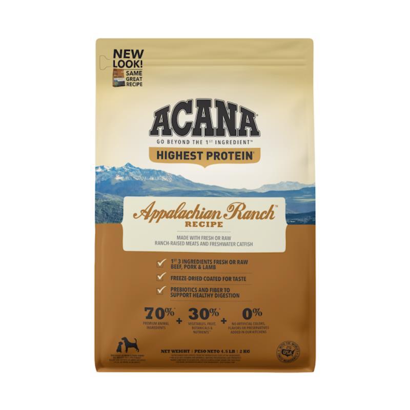 Acana Grain-Free Dry Dog Food, Appalachian Ranch, 4.5-lb