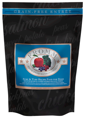 Fromm Four-Star Dry Dog Food, Surf & Turf, 4-lb
