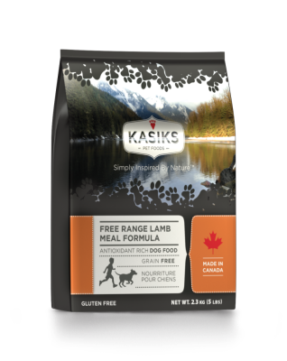 Kasiks Grain-Free Dry Dog Food, Lamb, 5-lb