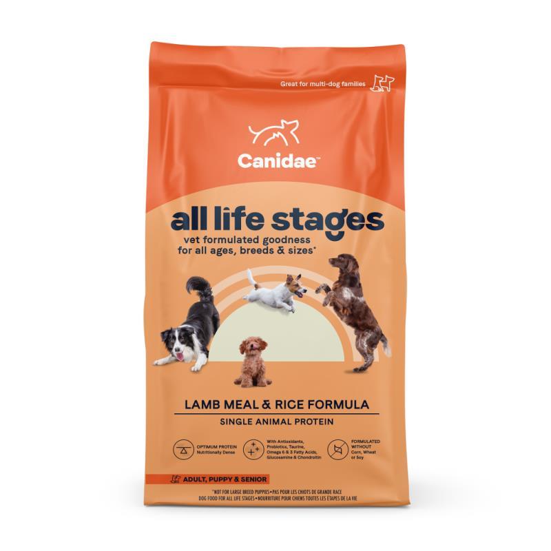 Canidae All Life Stages Dry Dog Food, Lamb Meal & Rice, 15-lb