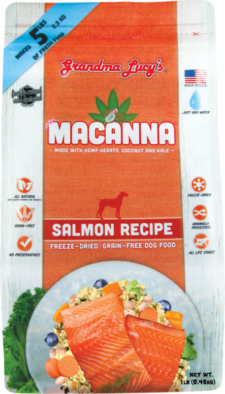 Grandma Lucy's Macanna Salmon Freeze-Dried Dog Food, 1-lb
