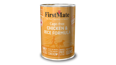 FirstMate Grain Friendly Canned Dog Food, Chicken & Rice, 12.2-oz