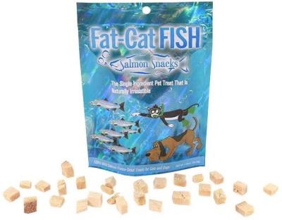 Fat-Cat Fish Wild Salmon Freeze-Dried Dog & Cat Treats, 1.25-oz