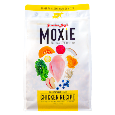 Grandma Lucy's Moxie Chicken Freeze-Dried Dog Food, 24-oz