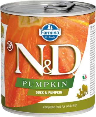 Farmina N&D Pumpkin Canned Dog Food, Duck & Pumpkin, Adult, 10-oz