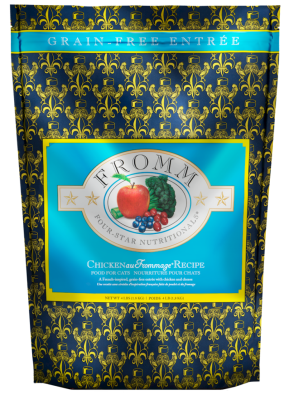 Fromm Four-Star Dry Cat Food, Chicken au Frommage, 4-lb
