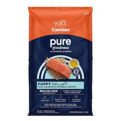 Canidae Pure Wholesome Grains Dry Dog Food, Puppy, Salmon & Oatmeal, 24-lb