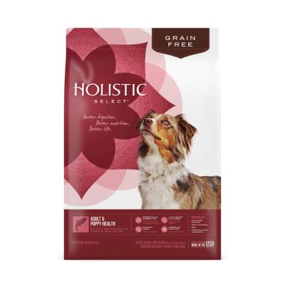Holistic Select Dry Dog Food, Adult & Puppy, Salmon Anchovy & Sardine, 12-lb