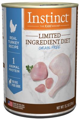 Instinct Limited Ingredient Diet Canned Dog Food, Turkey, 13.2-oz