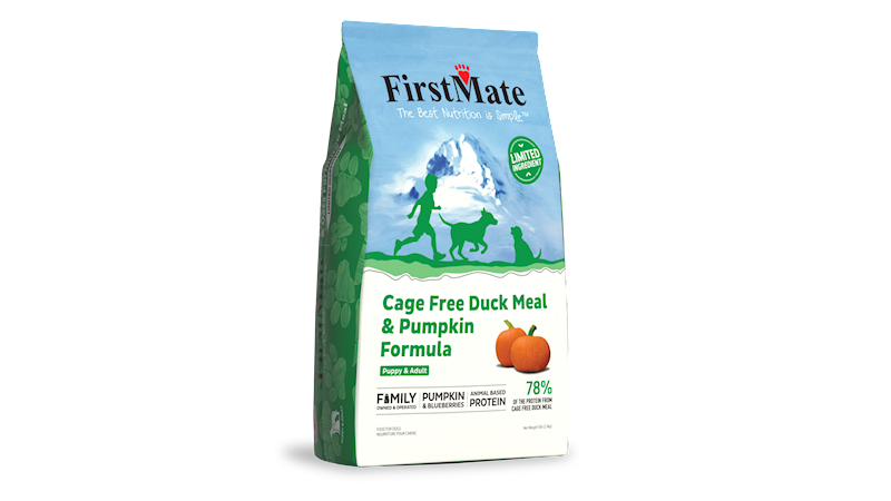 FirstMate Grain-Free Dry Dog Food, Duck, 5-lb