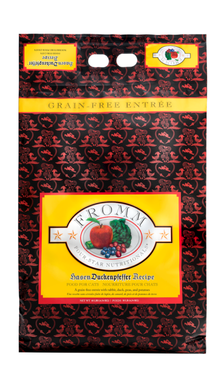 Fromm Four-Star Dry Cat Food, Hasen Duckenpfeffer, 10-lb