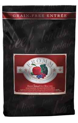 Fromm Four-Star Dry Dog Food, Beef Frittata Veg, 26-lb