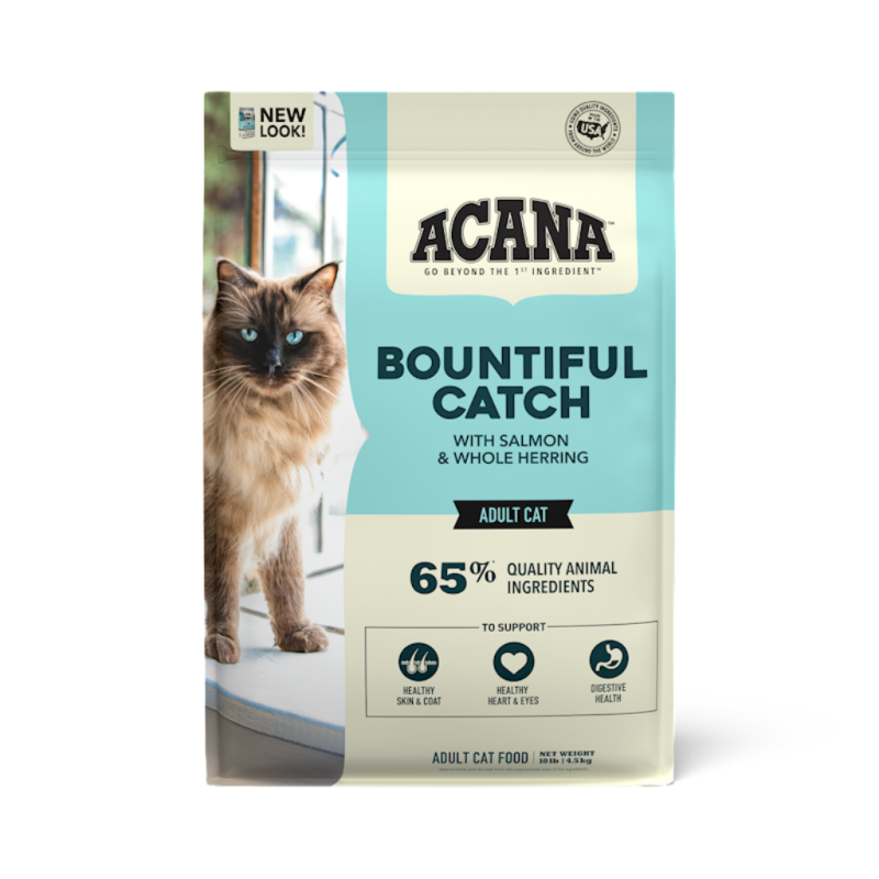 Acana Dry Cat Food, Bountiful Catch, 10-lb