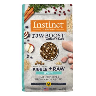 Instinct Raw Boost Whole Grain Dry Dog Food, Puppy, Chicken & Brown Rice, 20-lb