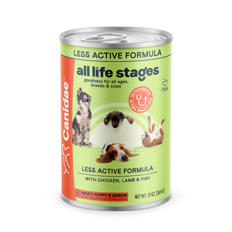 Canidae All Life Stages Canned Dog Food, Less Active, Chicken, Lamb & Fish, 13-oz