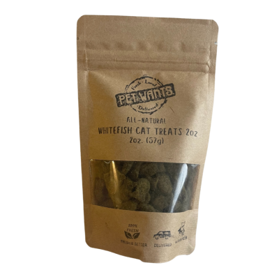 Pet Wants Cat Treat Whitefish 2 oz.