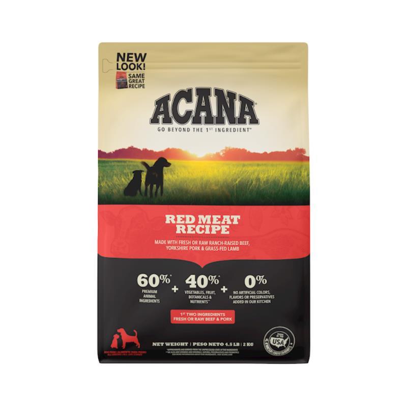 Acana Grain-Free Dry Dog Food, Red Meat, 4.5-lb