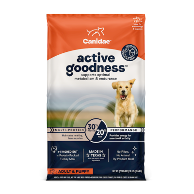 Canidae Active Goodness Dry Dog Food, Multi-Protein, 30-lb