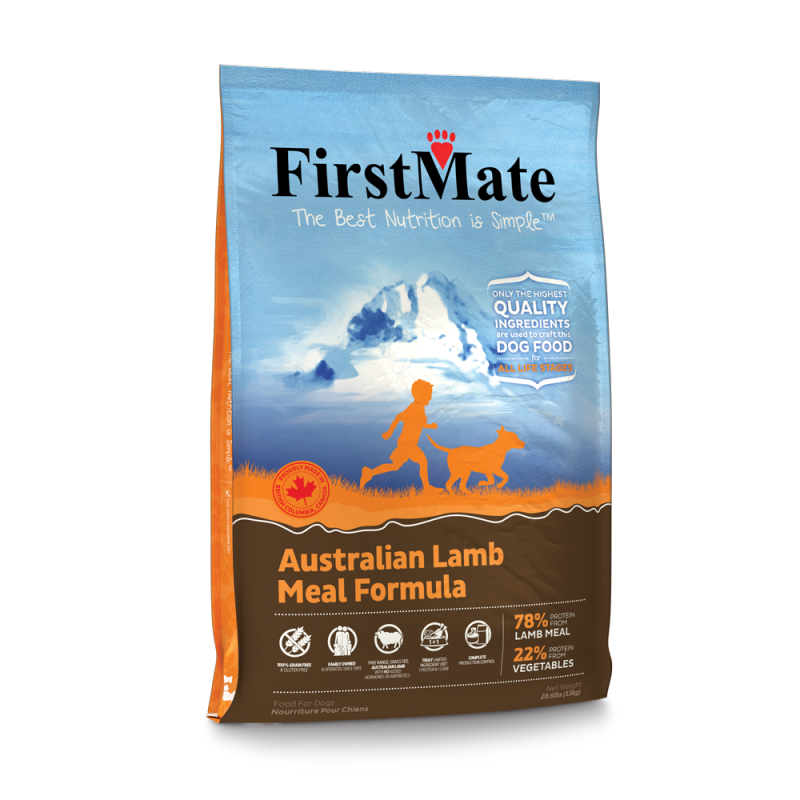 FirstMate Grain-Free Dry Dog Food, Lamb, 28.6-lb