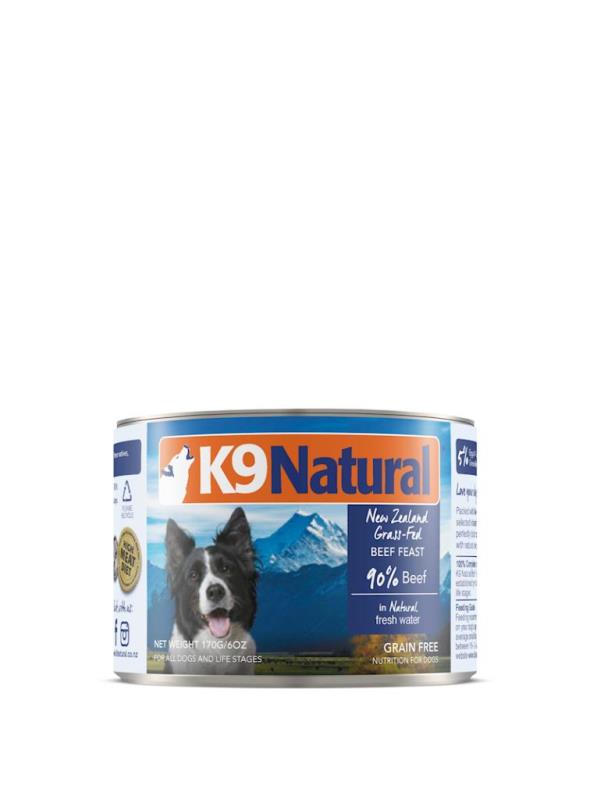 K9 Natural Beef Feast Canned Dog Food, 6-oz