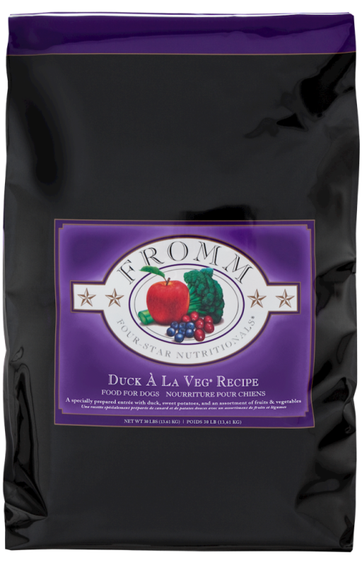 Fromm Four-Star Dry Dog Food, Duck A La Veg, 30-lb
